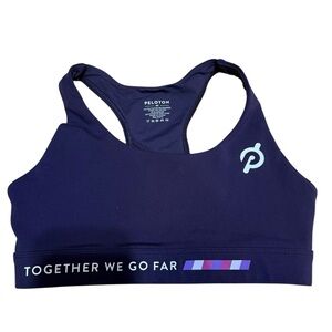 Peloton Racerback Sports Bra “Together We Go Far”  Size Small